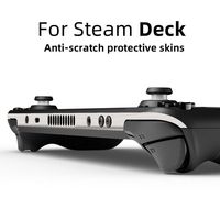 Anti-scratch wrap Cover DIY gra konsola Decor dla Steam Deck pokrowiec ochronny estetyczna naklejka na skórki do pokładu parowego 4